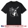 Cat Guitarist Guitar Maine Coon Dad Mom Shirt