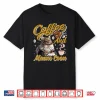 Coffee Drinker Maine Coon And Coffee Funny Cat Mom Shirt