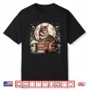 Cottagecore Maine Coon Cat & Books Reader Whimsical Art Shirt