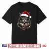 Maine Coon Cat Christmas Hat Xmas Shirt