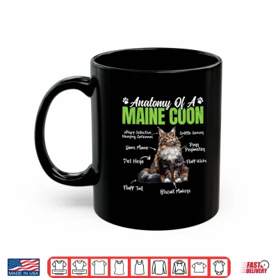 Mug Maine Coon ANATOMY OF A MAINE COON Cat Owner Maine Coon Shirt