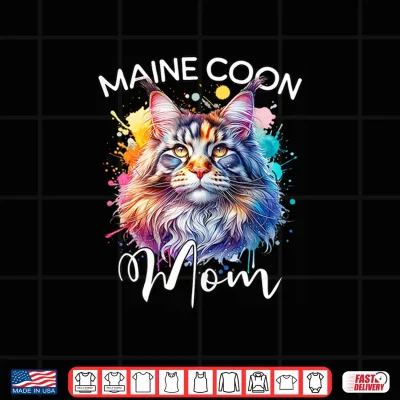 Design Maine Coon Mom Cat Mom Maine Coon Shirt