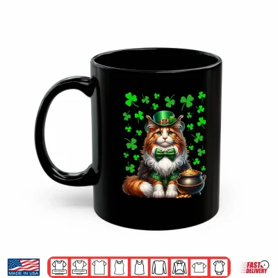 Mug Maine Coon Saint Patricks Day Costume Maine Coon Cat Shirt