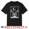 Tarot Card Vintage Crescent Moon Mainecoon Cat Mom Cat Lover Shirt