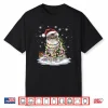 Maine Coon Cat Christmas Light Family Mens Womens Xmas Tops Shirt