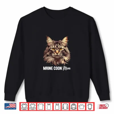 Sweatshirt Maine Coon Cats Cat Kitten Maine Coon Mom Shirt