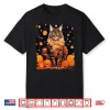 Pop Art Maine Coon Cat Pumpkin Halloween Shirt