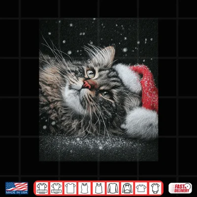 Design Merry Christmas Maine Coon Cat Shirt