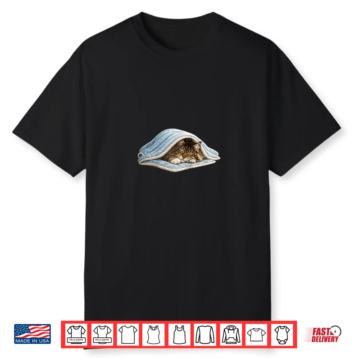 Cute Sleeping Maine Coon Cat Shirt