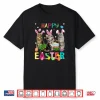 Cute Three Maine Coon Cats Wear Bunny Ears Happy Easter Day Shirt