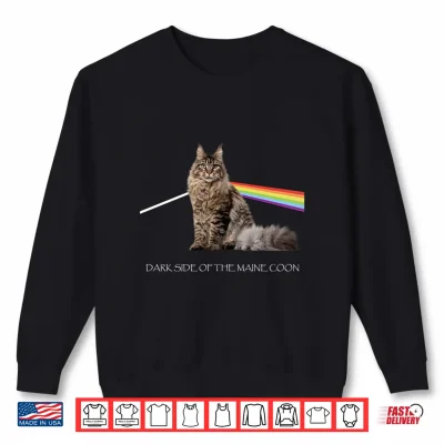 Sweatshirt Dark Side Of The Maine Coon Cat Lover Shirt Shirt