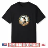 Halloween Dilute Calico Maine Coon Cat Illustration Shirt