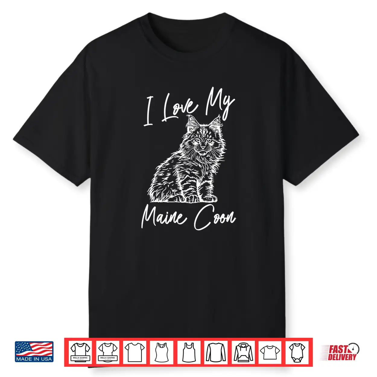 I Love My Maine Coon Cat Maine Coon Shirt