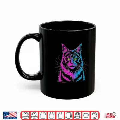 Mug Main Coon Cat Art Men Women Shirt