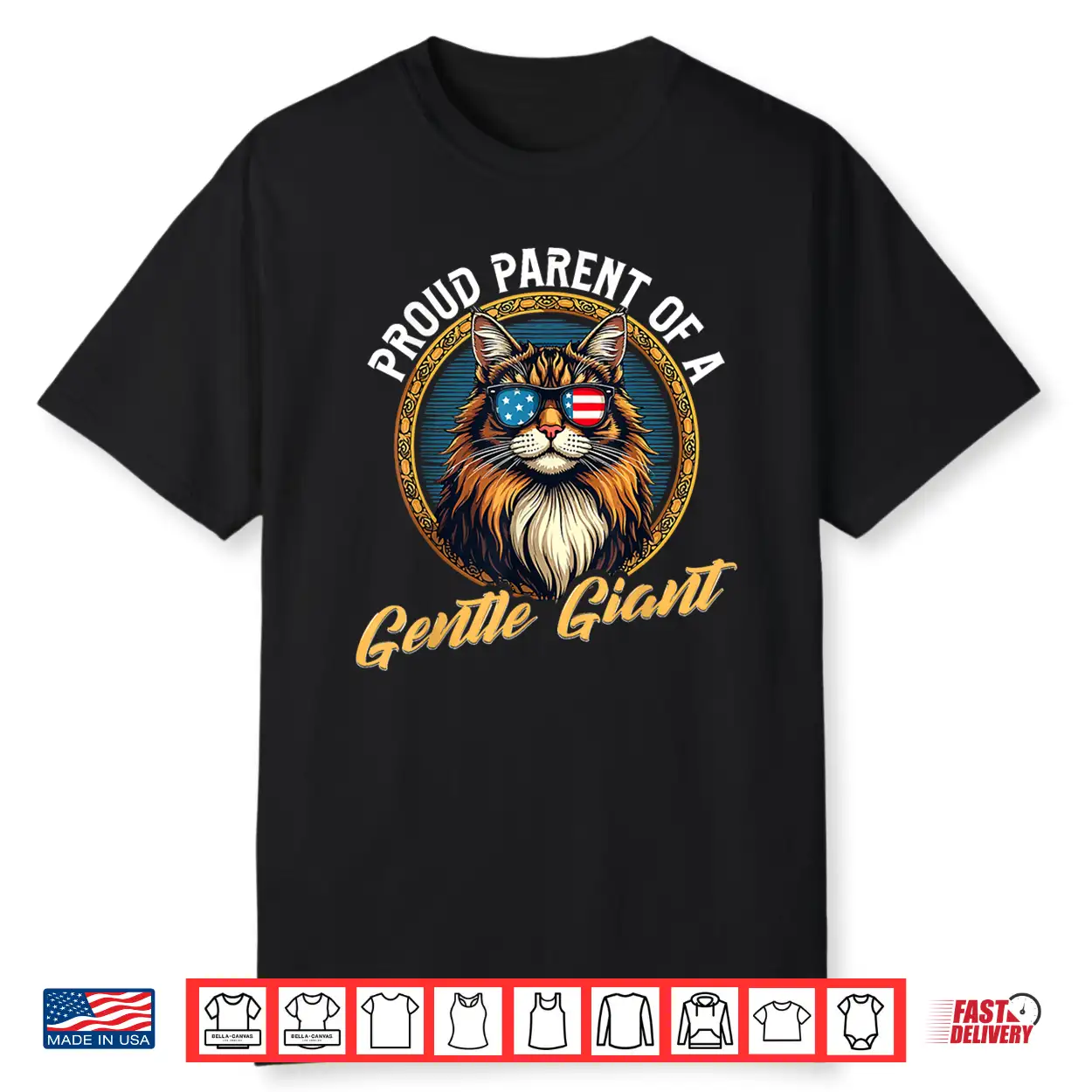 Maine Coon Cat Lover Proud Parent Of A Gentle Giant Shirt