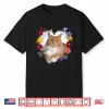 Orange Maine Coon Cat Pet Lover Heart Valentine Shirt