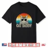 Retro Cat Daddy Vintage Distressed Maine Coon Cat Dad Shirt