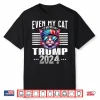 Even My Cat Is Waiting For Trump 2024 Maine Coon Supporters Shirt
