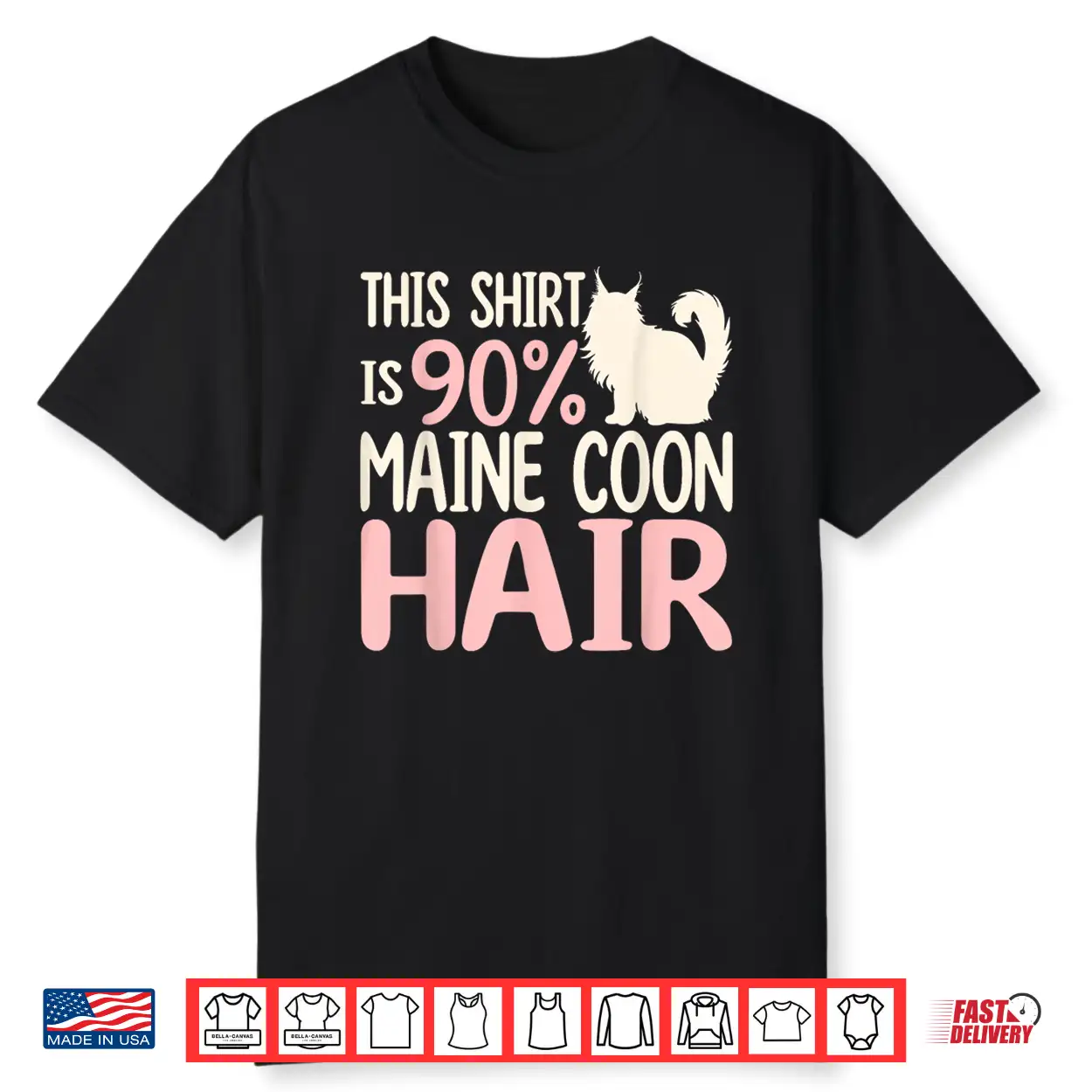 Maine Coon Cats Hair Funny Cat Shirt