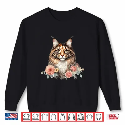 Sweatshirt Beautiful Maine Coon Cat Shirt
