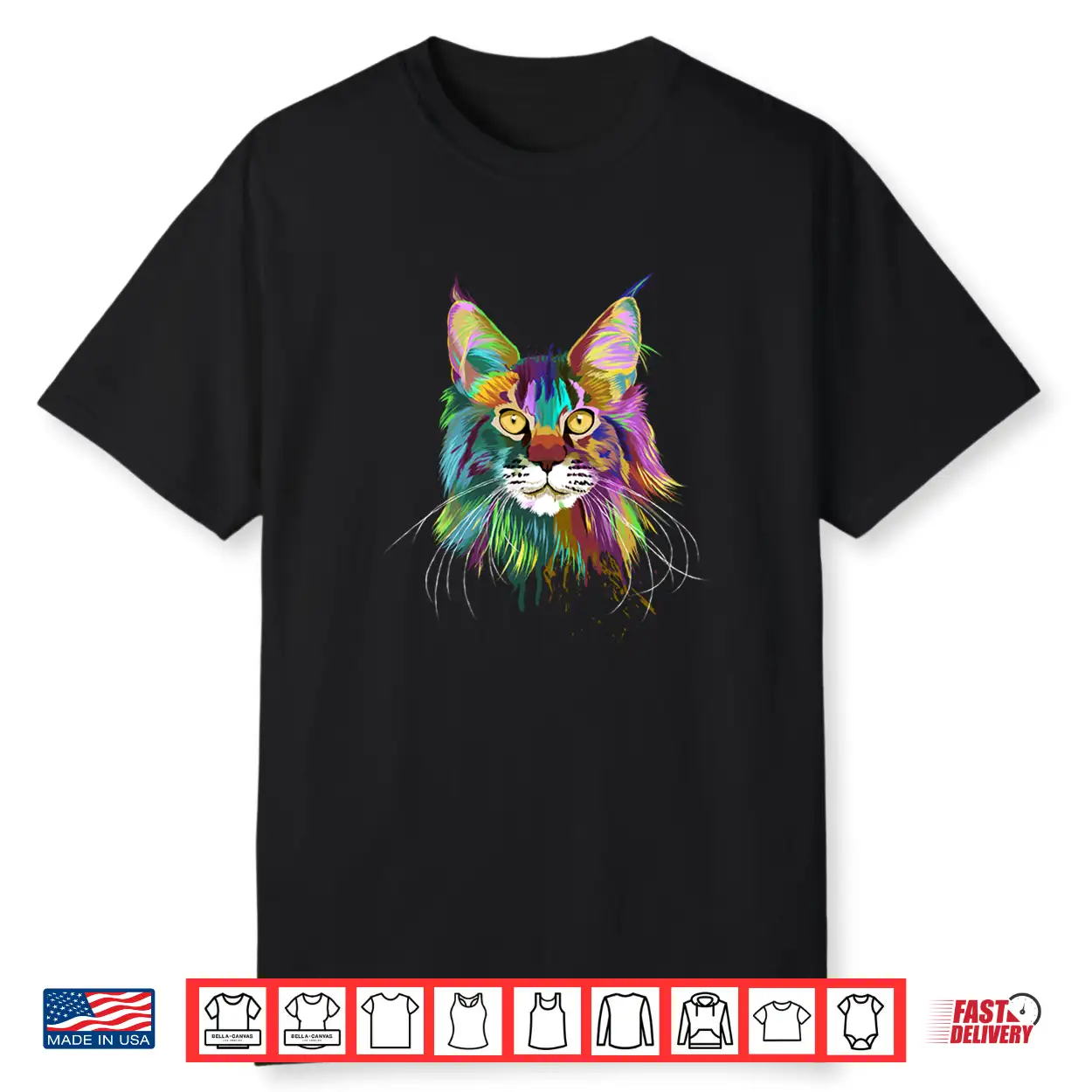 Splash Maine Coon Cat Shirt