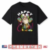 Maine Coon Cat & Bunny Ears Easter Eggs Cat Paw Easter Day Shirt