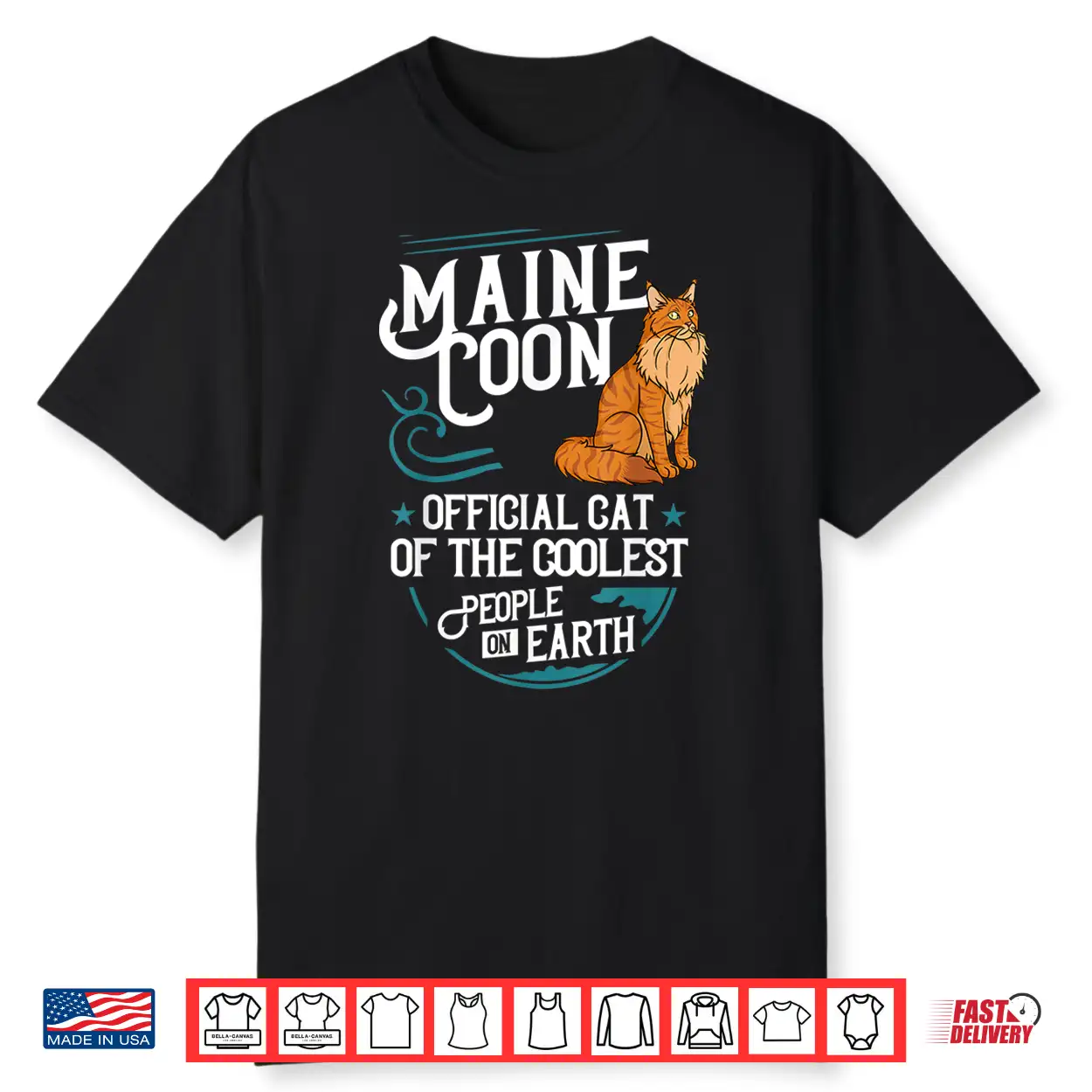 Maine Coon Cat Gift Kitten Owner Lover Shirt