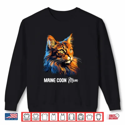 Sweatshirt Maine Coon Cat Mom Maine Coon Cat Shirt