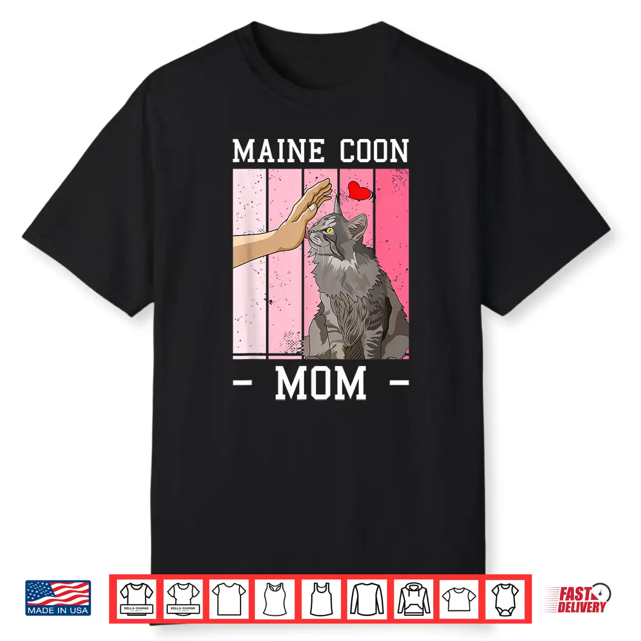 Maine Coon Mom Cat Maine Coons Men Women Shirt
