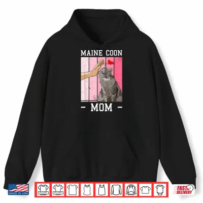 Hoodie Maine Coon Mom Cat Maine Coons Men Women Shirt