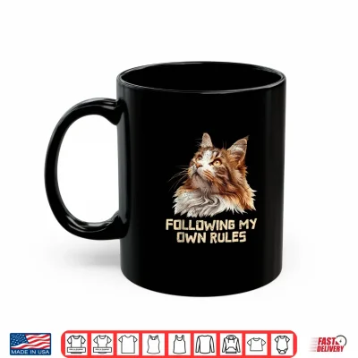 Mug Maine Coon FOLLOWING MY OWN RULES Funny Main Coon Shirt