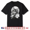 Maine Coon Cat With Magnolia Flowers Shirt