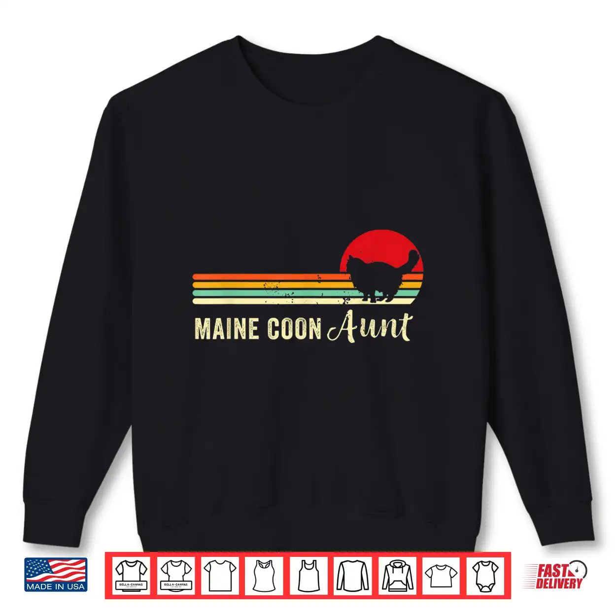 Retro Maine Coon Aunt Proud Cat Pet Owner Maine Coon Mom Shirt Retro Maine Coon Aunt Proud Cat Pet Owner Maine Coon Mom Shirt