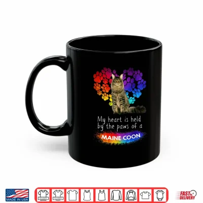 My Heart Is Held By The Paws Of A Maine Coon Cat Shirt 3 Mug My Heart Is Held By The Paws Of A Maine Coon Cat Shirt