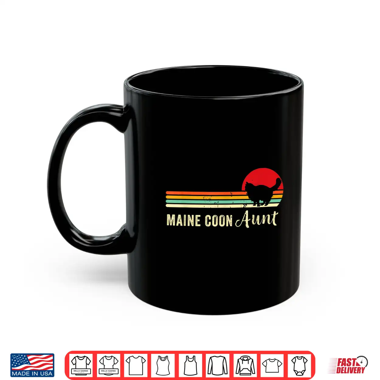 Retro Maine Coon Aunt Proud Cat Pet Owner Maine Coon Mom Shirt Retro Maine Coon Aunt Proud Cat Pet Owner Maine Coon Mom Shirt
