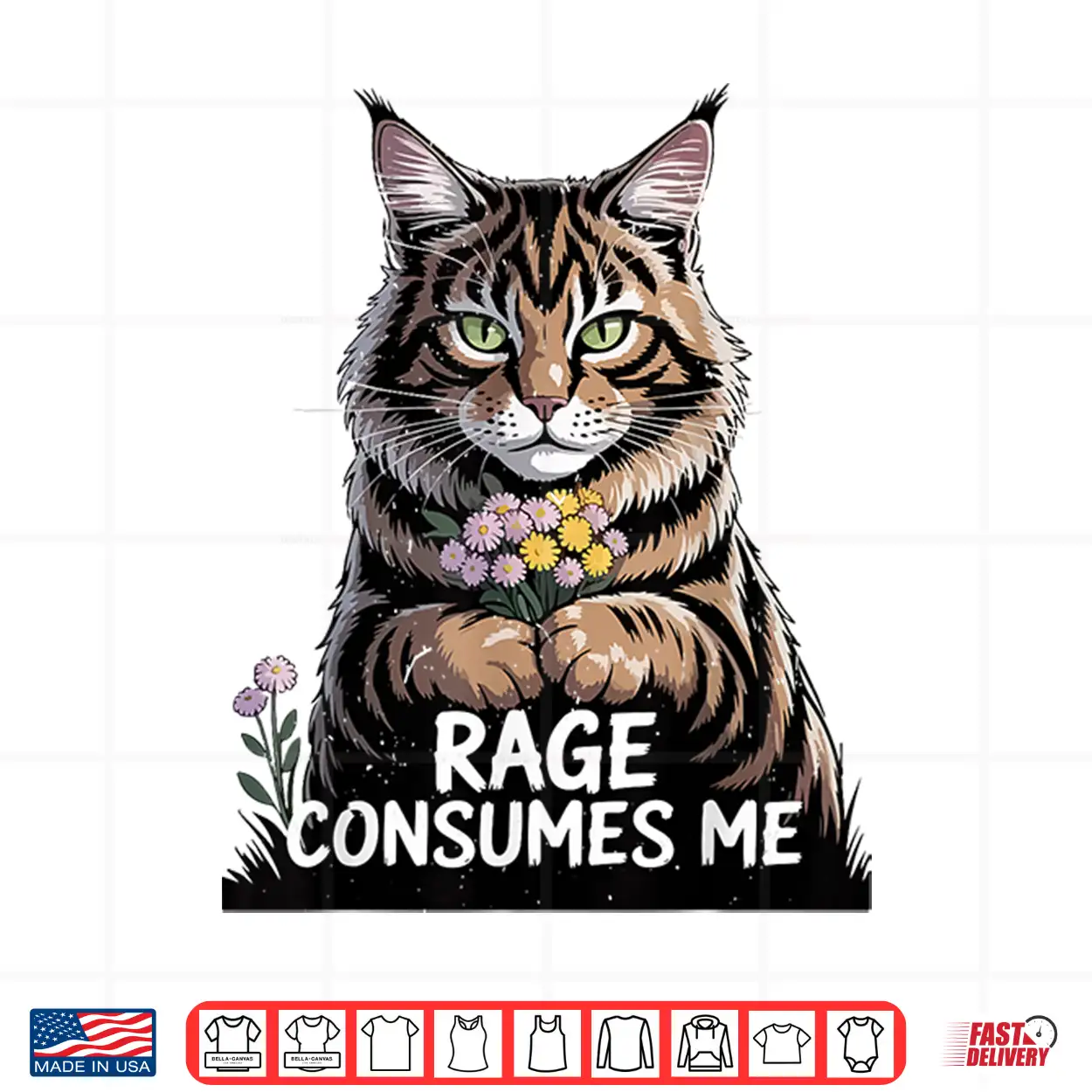 Rage Comsumes Me Maine Coon Cat Mom Funny Girl Women Kitten Shirt Rage Comsumes Me Maine Coon Cat Mom Funny Girl Women Kitten Shirt