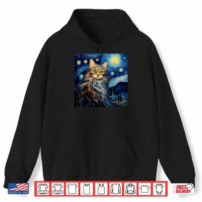 Hoodie Starry Night Shirt