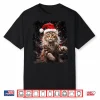Maine Coon Cat Christmas Professional Minimalist Modern Graphic Shirt