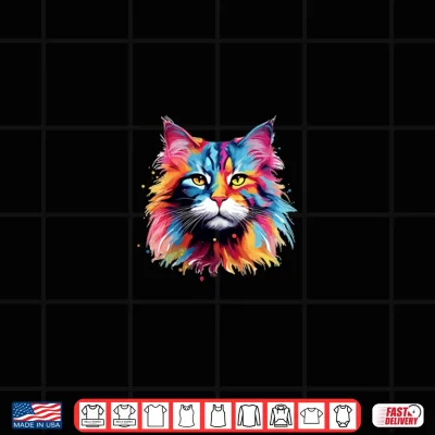 Design Maine Coon Cat Gift For Cat Lovers Professional Graphic Shirt