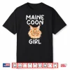 Maine Coon Girl Professional Minimalist Modern Graphic Shirt