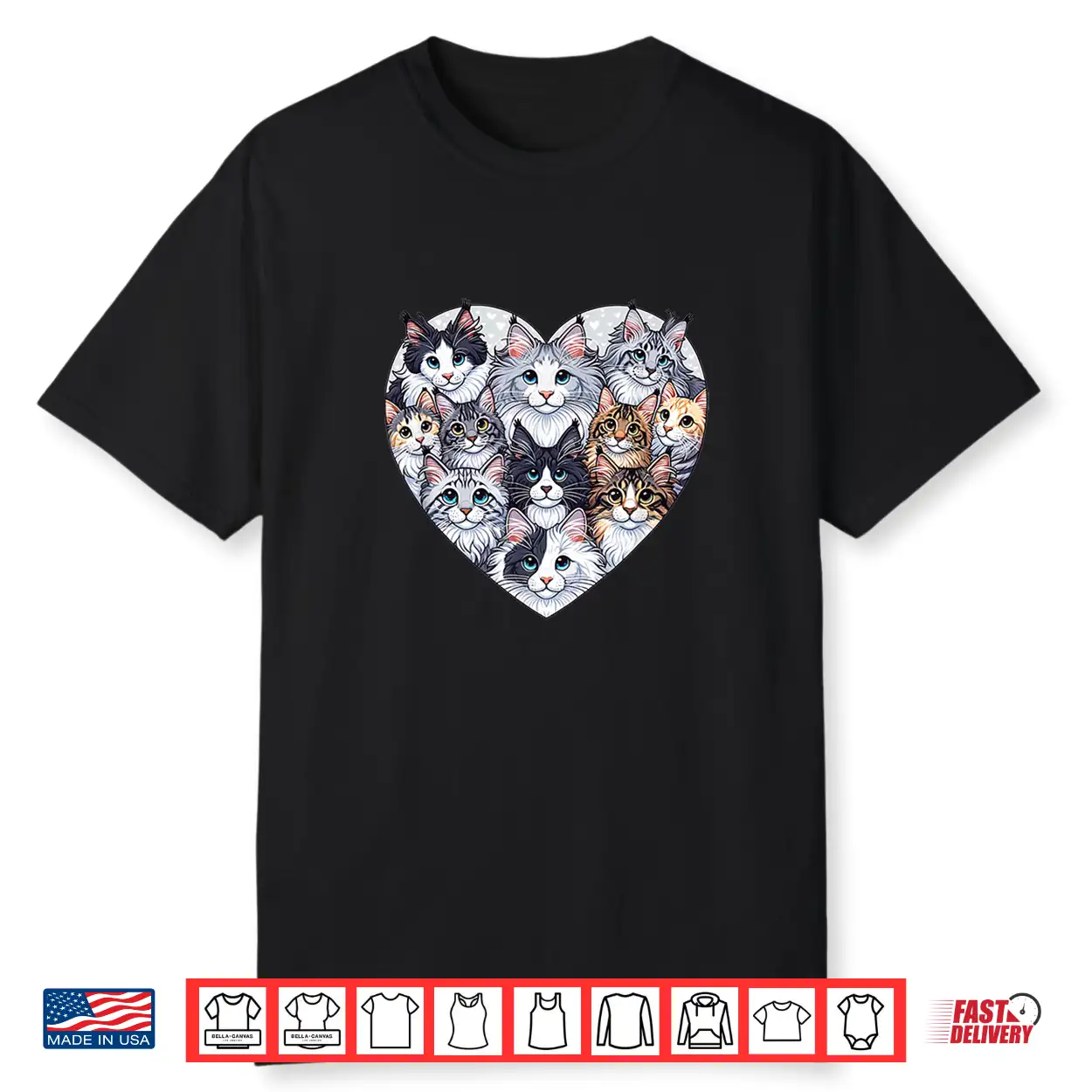 Maine Coon Maine Coons Cat Professional Minimalist Modern Graphic Shirt