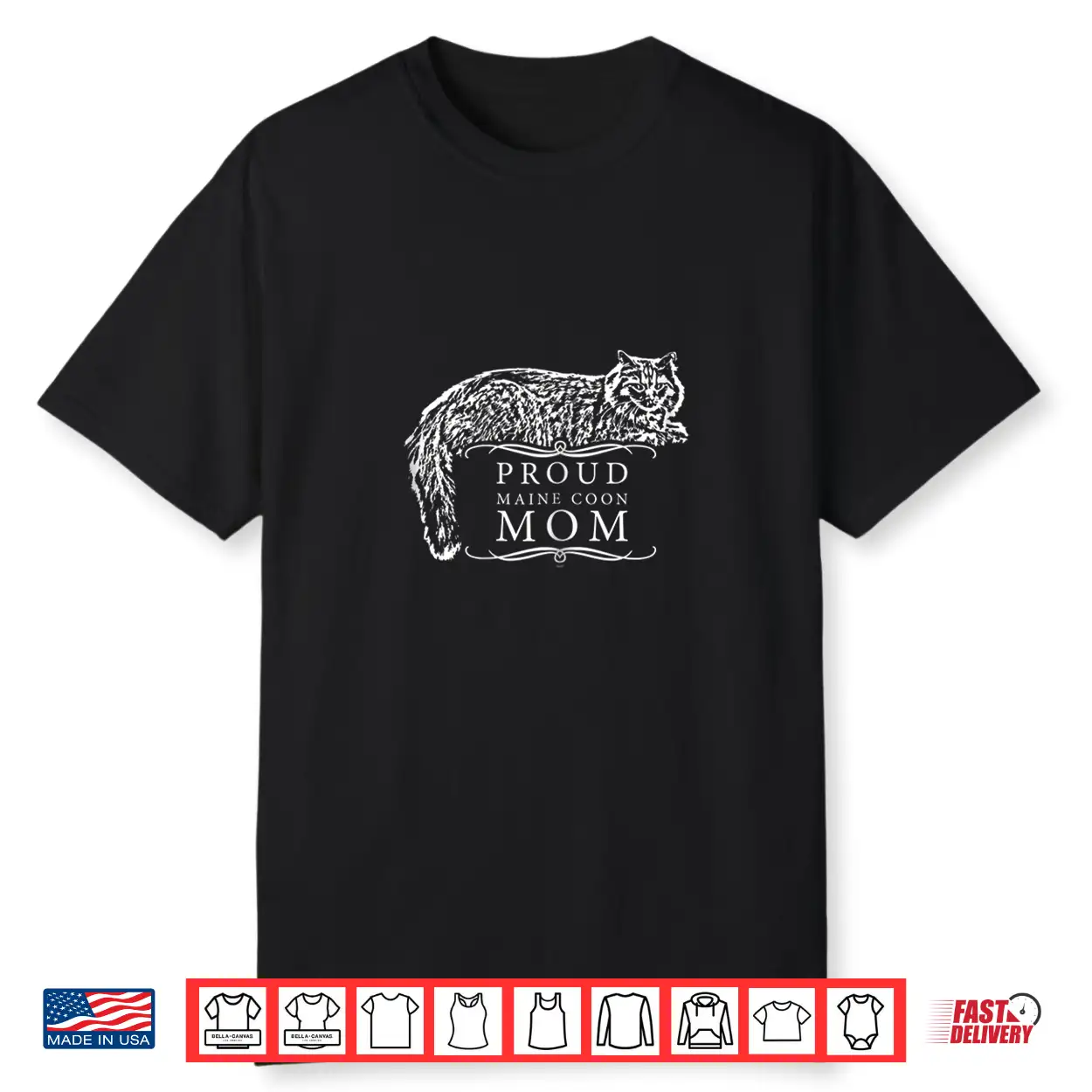 Proud Maine Coon Cat Mom Professional Identity Shirt