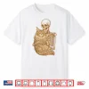 Skeleton Hugging Maine Coon Cat Professional Graphic Shirt