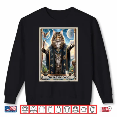 Sweatshirt The Maine Coon Tarot Card Cat Shirt