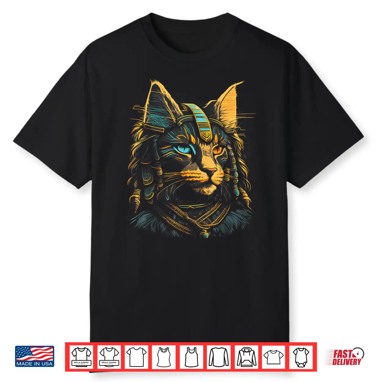 Cute Maine Coon Cat Lover Egyptian Pharaoh Maine Coon Cat Shirt