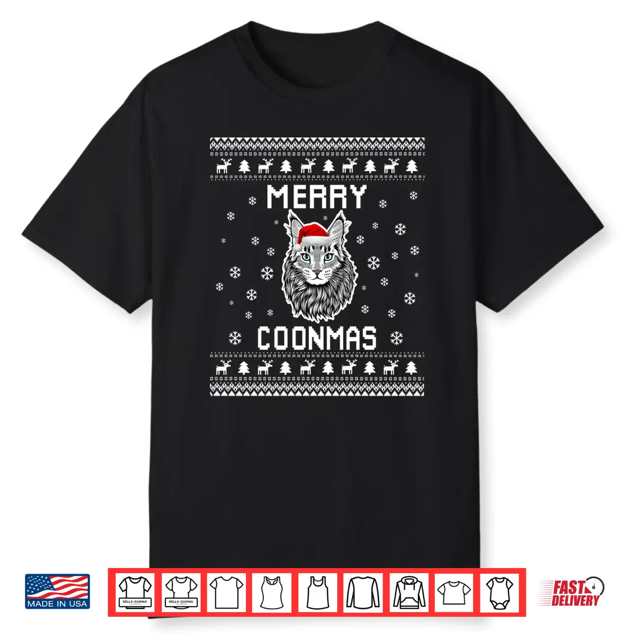 Maine Coon Cat Owner Ugly Christmas Sweater For Holidays Shirt