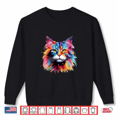 Sweatshirt Maine Coon cat gift for cat lovers Shirt