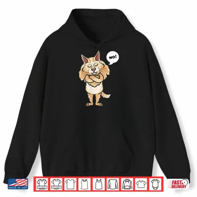 Hoodie Stubborn Maine Coon Cat Shirt