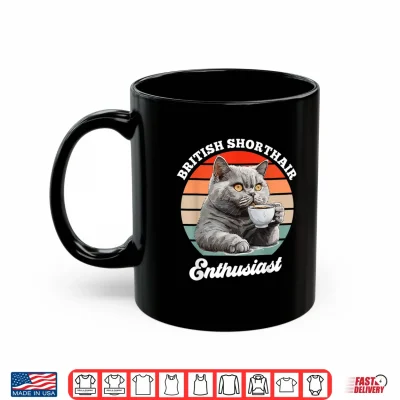 Mug BRITISH SHORT HAIR ENTHUSIAST Cat Mom British Shorthair Shirt