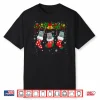 British Shorthair Cats In Christmas Sock Cat Lover Gifts Shirt